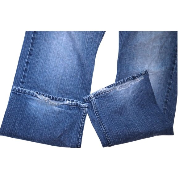 Levi’s SilverTab Bootcut 36x32 Blue Denim Jeans Faded Y2K streetwear - Picture 6 of 10